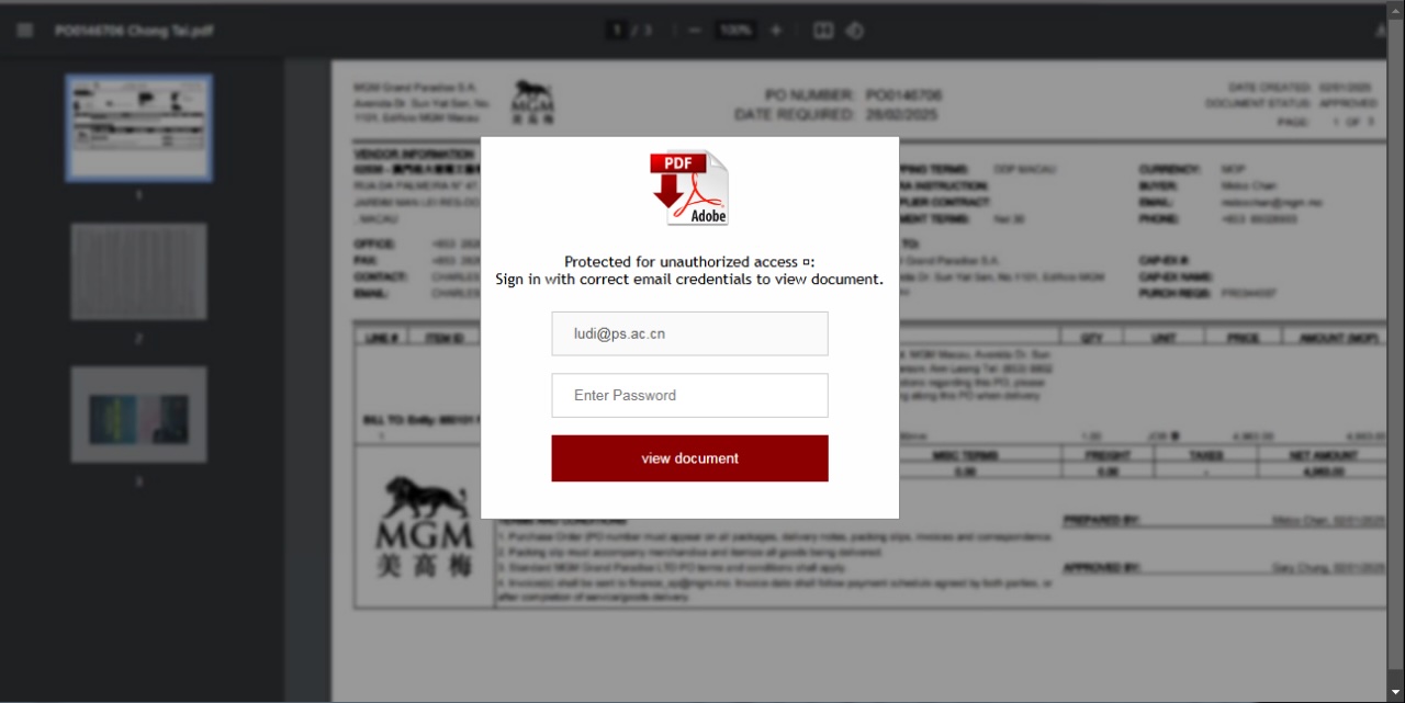 电子邮件PDF附件钓鱼的技术剖析与防御策略