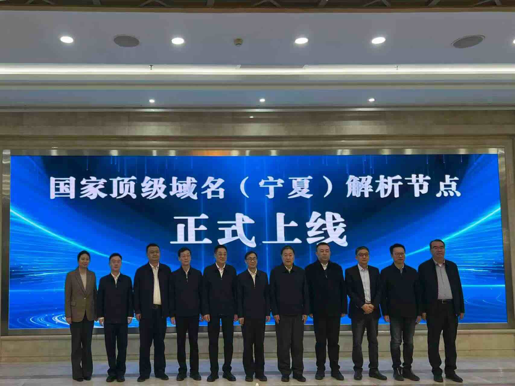 国家顶级域名（宁夏）解析节点正式上线