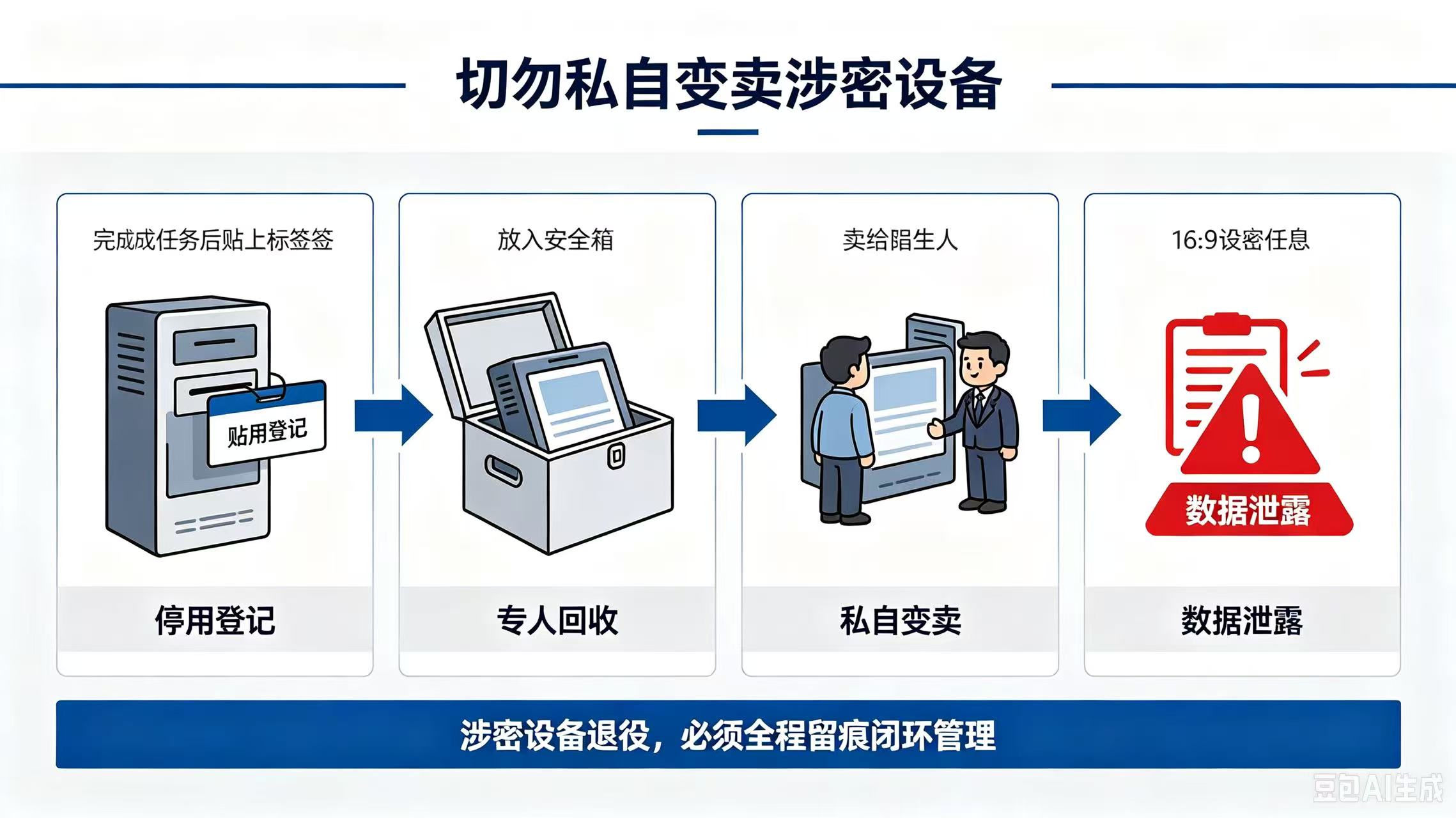 如何让涉密设备“功成身退”？