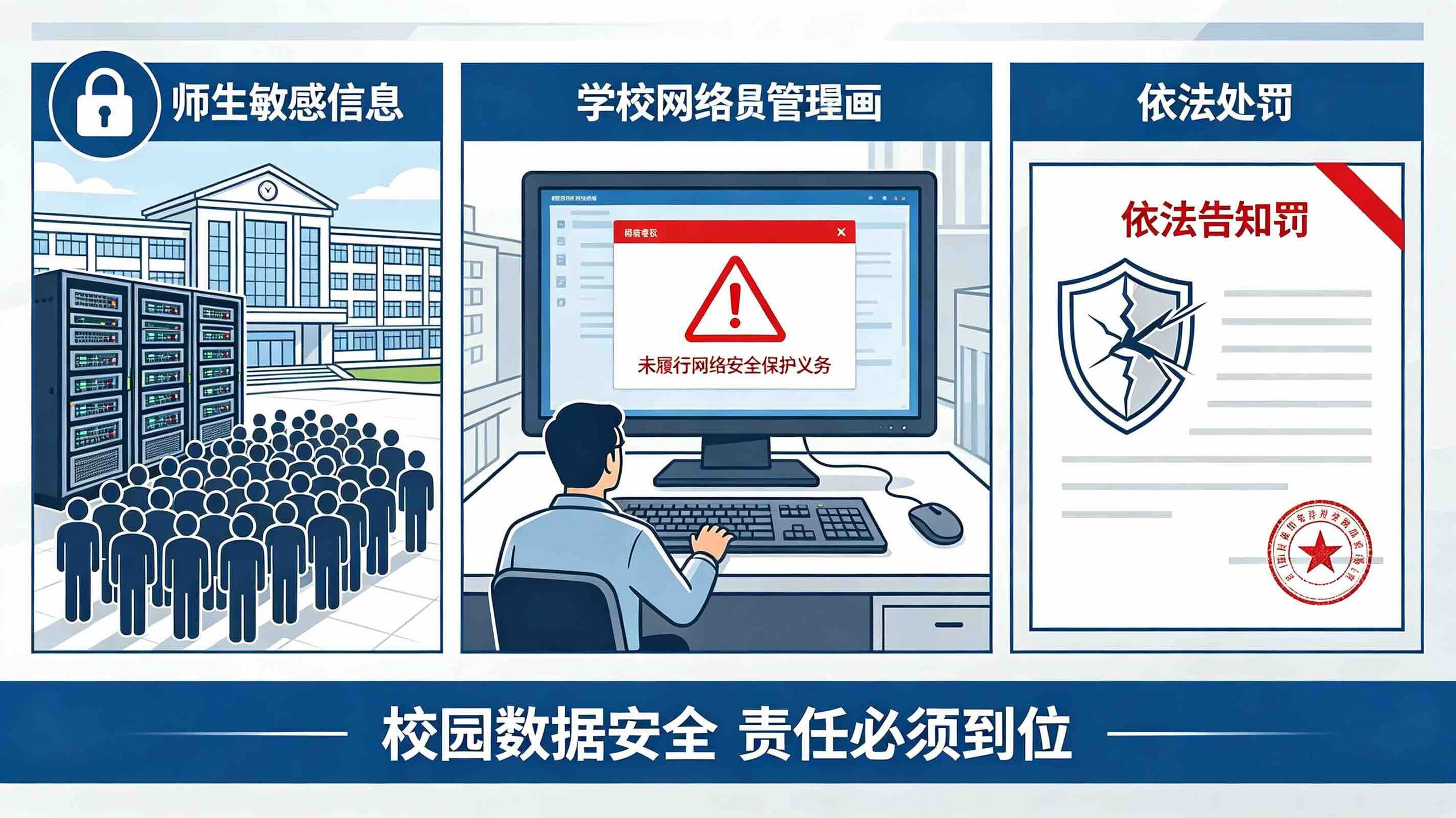 校园汇集大量师生敏感信息！某学校未履行网络安全保护义务被处罚